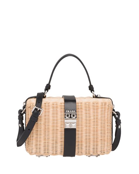 prada woven crossbody